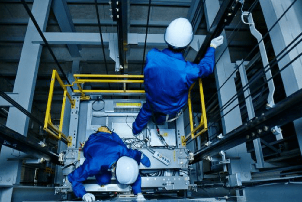 Vertinova Car Parking Elevator Installation